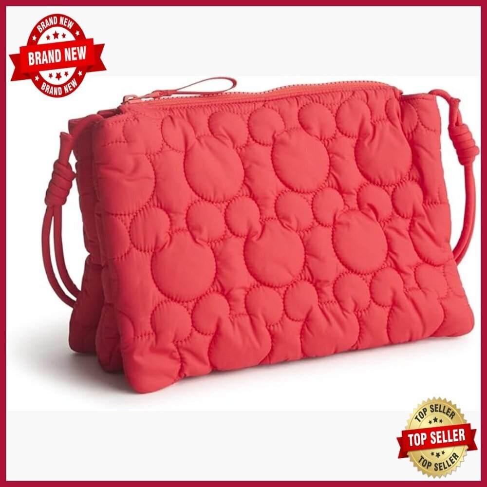 Featherweight Crossbody Bag with Adjustable Strap and Zip Pockets